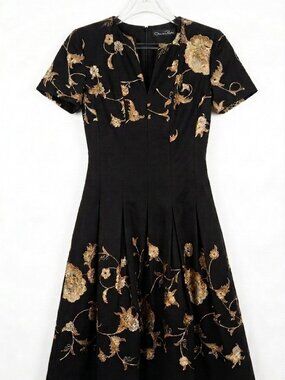 Oscar de la Renta | Dresses | Oscar De La Renta Water Lily Guipure Lace  Maxi Dress | Poshmark